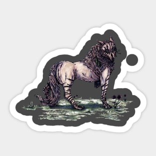 Wolf Princess Sticker